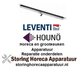 796696819 - Lekbak L 553mm RVS B 26mm voor heteluchtoven Houno, Leventi