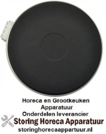 5611818453018 - Kookplaat 1.500 Watt - 440 Volt - Ø180mm met 8mm rvs rand