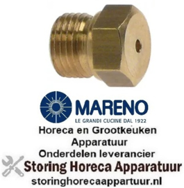 233.100.472 - Gasinspuiter draad M10x1 SB 12 boring ø 1,4mm MARENO