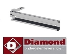 018TOS-L -  Optie koelwekbankdeur slot gemonteerd DIAMOND