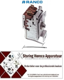 863390286 - Thermostaat RANCO type K50L3383 capillaire 1500mm instelbereik +1 tot +3°C MBM