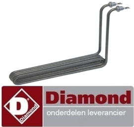 906.665.028.00 - Verwarmingselement 2500 Watt voor friteuse DIAMOND E65/F20-7T