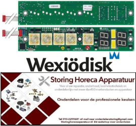 124360814 - Displayprintplaat vaatwasser voor Wexiödisk WD-6
