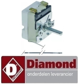 505A06042 - Thermostaat 50-320° -400 V voor pizzaoven DIAMOND PIZZA-QUICK/66-43