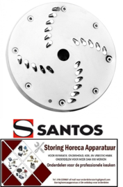 EM52202203 - Raspschijf Ø04mm voor kaas rasp SANTOS No2