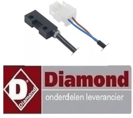 150348321 -Magneetschakelaar L 36mm B 13mm 1NO 250V 1A P max. 50W aansluiting gecodeerde aansluiting voor vaatwasser DIAMOND 04d/6s