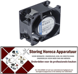 426601826 - Axiaalventilator L 80mm B 80mm H 38mm 230VAC 50/60Hz 12W lager kogellager