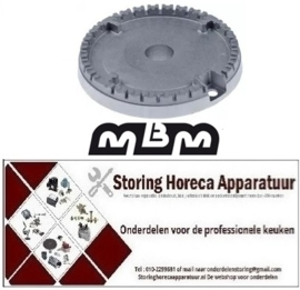 101105058 - Branderkop 3 kW voor bougie ø 6 mm voor branderdeksel ø 100 mm MBM