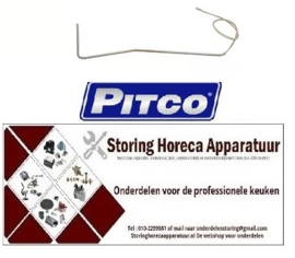 4533397148 - Temperatuurvoeler thermokoppel K (NiCr-Ni) kabel glasvezel voeler -50 tot +750°C - PITCO