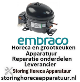 152605314 -Compressor koelmiddel R134a type EMY 220-240V 50Hz LBP 7,8kg cilinderinhoud 6,09cm³ RSIR H 190mm EMBRASCO