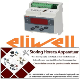 P6963445069 -Elektronische regelaar ELIWELL type EWDR981 model DR26DI0TCD700 inbouwmaat 70x85mm 230V Eliwell