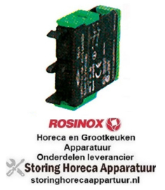 280346658 -Contactblok ERSCE C20 2NO max. spanning 400V 10(4)A groen/groen ROSINOX