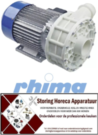 584499226 -Pomp ingang ø 62mm uitgang ø 52mm type MEC80.T200SX 230/400V 50Hz fasen 3 1,5kW 2PS RHIMA