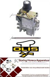 113101409 - Gasthermostaat type serie 630 Eurosit t.max. 280°C 40-280°C gasingang 3/8" gasuitgang 3/8" OLIS