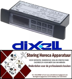 260404134 - Elektronische regelaar DIXELL inbouwmaat 150x30mm inbouwdiepte 50mm 230V spanning AC NTC