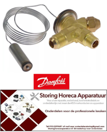 447750012 - Expansieventiel type TN2 koelmiddel R134a haaks 90° thermostaat gestuurd ingang 3/8" SAE  - DANFOSS
