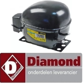 126605063 - Compressor koelmiddel R134a - 230 Volt voor koelwerkbank DIAMOND Profi Line