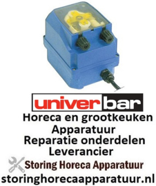 993361156 - Doseerapparaat SEKO toerentalregeling 0,6-4l/h 230 VAC wasmiddel slang ø 4x6mm UNIVER-BAR