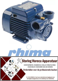 175500060 - Drukverhogingspomp ingang ø 1" uitgang ø 1" type PQM60 230V 50Hz fasen 1 0,37kW PEDRELLO RHIMA