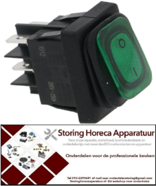 501347791 - Wipschakelaar inbouwmaat groen 230 volt