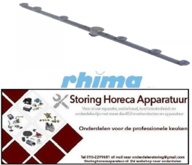 850524073 -Naspoelarm L 460mm sproeiers 6 inbouw ø 14mm inbouwpositie boven/onder draad 1/4" RHIMA