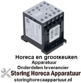 343380888 - Relais AC1 20A 230VAC (AC3/400V) 12A/5,7kW hoofdcontact 3NO hulpcontact 1NC