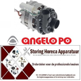 784500181 - Vaatwaspomp ingang ø 45mm uitgang ø 40mm type C7675 230V 50Hz fasen 1 0,29kW 0,4PS L 175mm ANGELO-PO