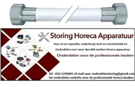 992540295 -Handdoucheslang aansluitingen 1/2" L 1500mm PVC werkdruk 8bar plaatdruk 30bar t.max. 60°C