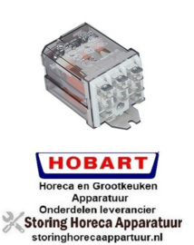 290380403 -Vermogensrelais FINDER 230VAC 16A 3CO aansluiting F6,3 overslagbevestiging HOBART
