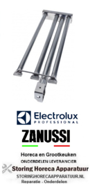 841104580 - Grillplaat staafbrander 3-rijen  L 645mm B 190mm H 45mm Electrolux, Zanussi