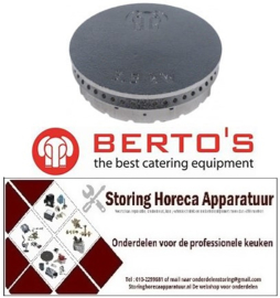 801105826 - Branderdeksel C ø 82mm 3,5 kW voor fornuis BERTOS