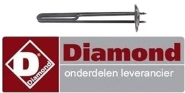 H152230116 - Boiler verwarmingselement 3000W voor voorlader vaatwasser DIAMOND 051D