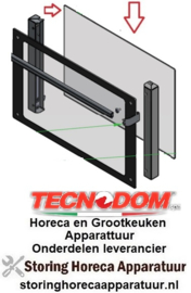 338HVFO4NEA0036 - Glazenruit binnendeur 620 x 430 mm voor oven TECNODOM