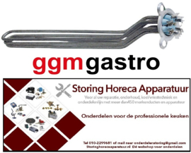 674416267 - Boiler verwarmingselement 4500W 230V inbouw ø 38,5mm voor vaatwasser GGM GASTRO GS340P-EK