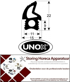 434900804 - Ovendeurrubber L 2500mm UNOX OVEN