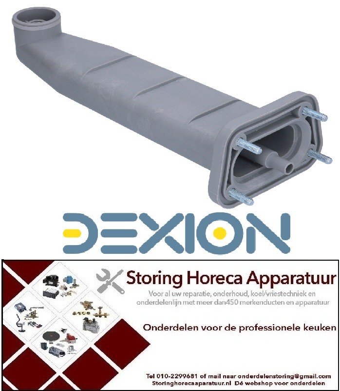 469698718 - Waspijp inbouwpositie boven ø 72x120mm L 310mm kunststof draad M6