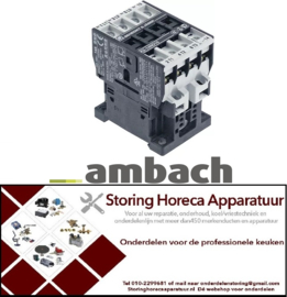 886381082 - Relais AC1 25A 230VAC (AC3/400V) 14A/5,5kW AMBACH