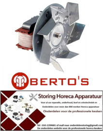 55423117700 - Heteluchtventilator 220-240V 32W 50/60Hz BERTOS E7PQ6+FE1