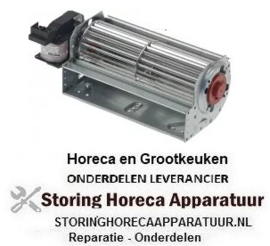 224601452 - Dwarsstroomventilator TFL 180 rol ø 60mm wals L 180mm gelamineerde kerndikte 20mm