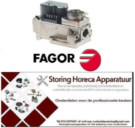 202106054 -Gasventiel type VK4115V 220-240V 50/60Hz gasingang flens 32x32mm gasuitgang flens 32x32mm FAGOR