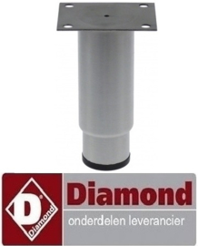 31442101001 - Verstelbare apparaatvoet voor koelwerkbank DIAMOND DT178