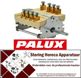 VE713.43.41832.020 - Nokkenschakelaar 2-standen(0-1=T90°-318°C) 4-polig (as=35mm) (schroef) holle as PALUX