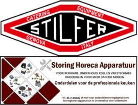 485R1037/1 - Verwarmingslement 2750W Lang model voor friteuse 15liter Stilfer : CE16-CE16BE