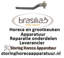 425417031 -Verwarmingselement 3000W 230V VC 2 inbouw ø 40mm LA 59mm L 350mm B 28mm H 52mm L1 31mm L2 59mm BRASILIA