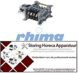 112360389 -Timer 4904F kamers 4 looptijd 5min 230 V CDC motoren 1 motortype M48L ATS RHIMA