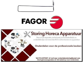 994417223 -Verwarmingselement 650W 220V L 660mm B 180mm B1 65mm B2 115mm kabellengte 1000mm pijp ø 8,5mm FAGOR