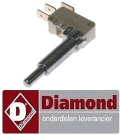 346RTFOC00711 - Microschakelaar met drukstift pen voor friteuse DIAMOND E7/F26A7
