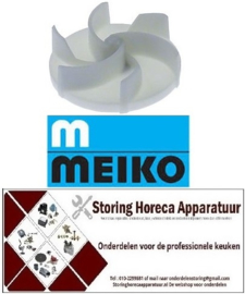 304524695 - Pompschoep ø 72mm H 24mm rotatierichting links draad messen 6 MEIKO