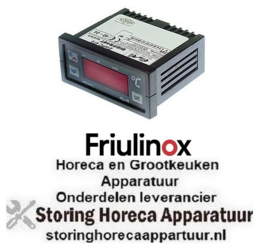 1369957071 -Elektronische regelaar ELIWELL type EWPC972 inbouwmaat 71x29mm 230V spanning AC FRIULINOX