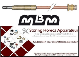 101107609 - Thermokoppel M9x1 L 600mm steekhuls ø6,0(6,5)mm MBM
